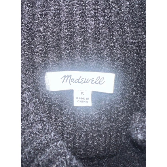 Black Madewell Mock Neck Sweater - Picture 4 of 4